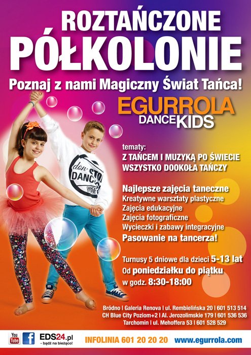 Roztańczone półkolonie z Egurrola Dance Studio