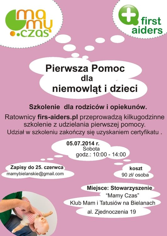 Szkolenie Pierwszej Pomocy dla dzieci i niemowląt