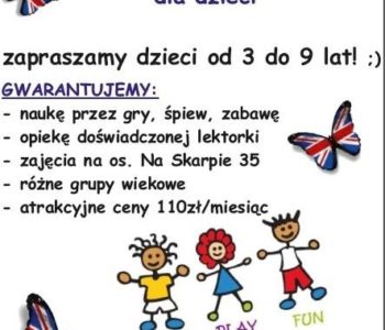 Wakacyjny kurs języka angielskiego dla dzieci