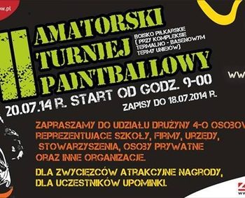 II Amatorski Turniej Paintballowy w Uniejowie