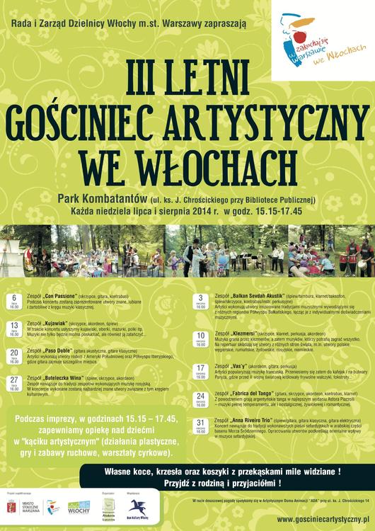 III Letni Gościniec Artystyczny we Włochach