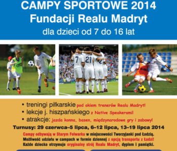 Letni Camp sportowy z Fundacją Realu Madryt