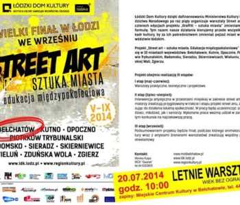 Letnie warsztaty street artu