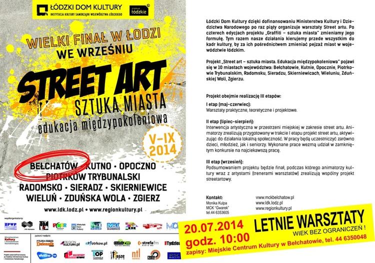 Letnie warsztaty street artu