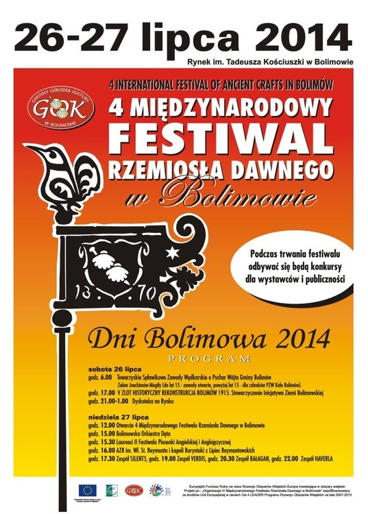 Międzynarodowy Festiwal Rzemiosła w Bolimowie