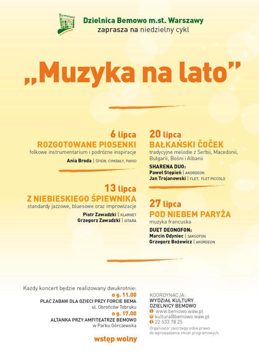 Muzyka na lato