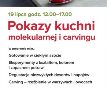 Pokazy kuchni molekularnej oraz teatrzyk  w Galerii Bronowice