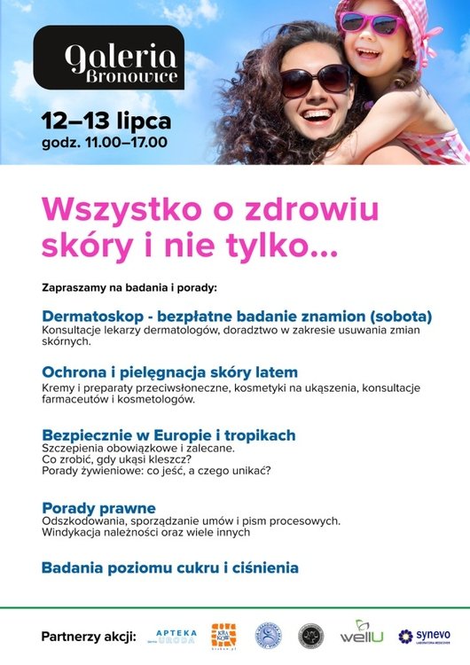 Skóra pod ochroną, czyli weekend zdrowotny w Galerii Bronowice