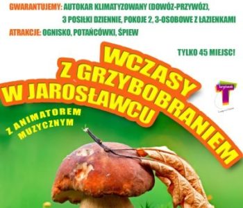 Wczasy z grzybobraniem nad morzem w Jarosławcu