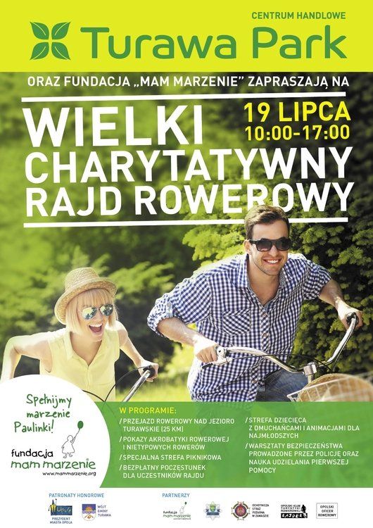 Wielki Charytatywny Rajd Rowerowy w CH Turawa Park – Opole