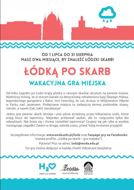 Łódką po skarb – wakacyjna gra miejska