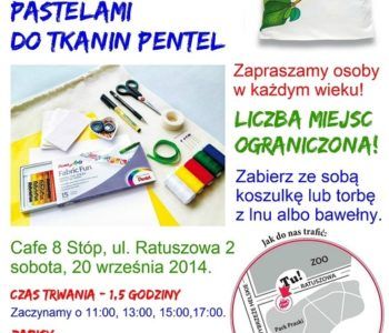 Bezpłatne warsztaty dekorowania koszulek i toreb