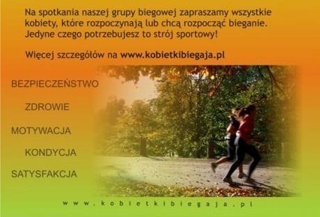 Kobiety biegają po Łodzi