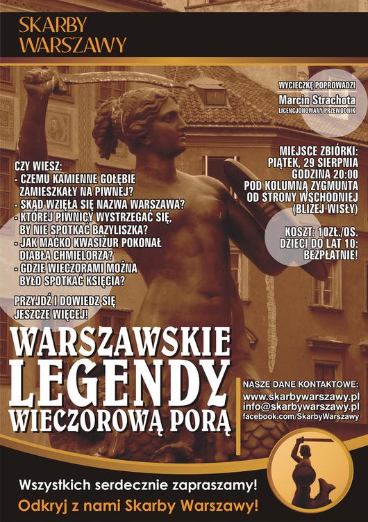 Legendy warszawskie wieczorową porą!