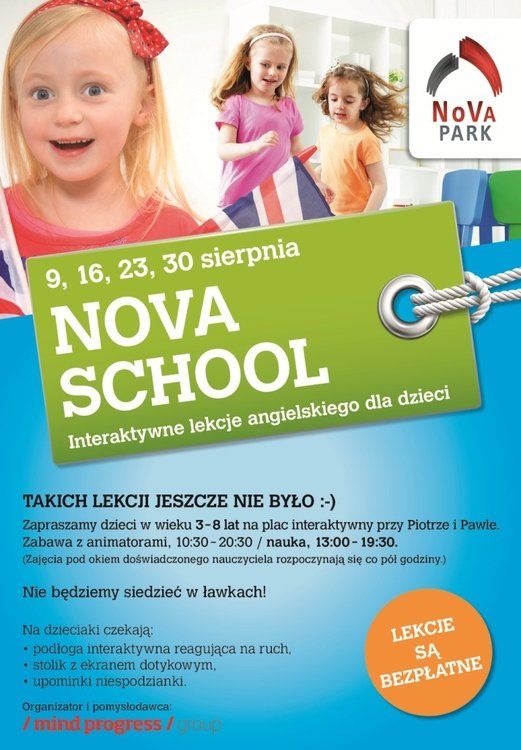 Let’s talk, czyli angielski dla dzieci w NoVa Park – Gorzów Wlkp.