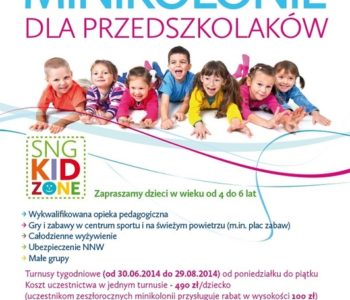 Minikolonie dla przedszkolaków