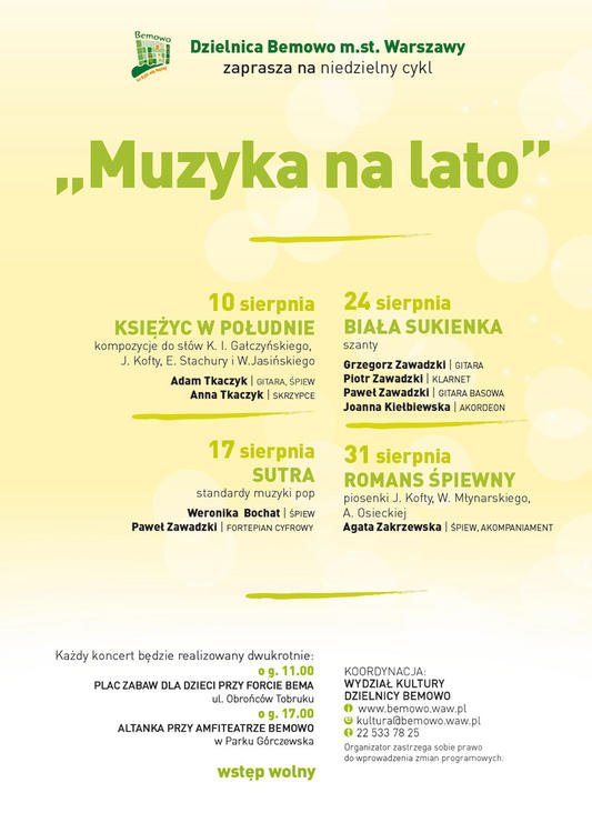 Muzyka na lato