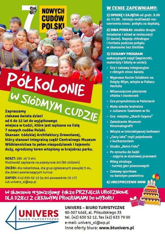 Półkolonie w skansenie