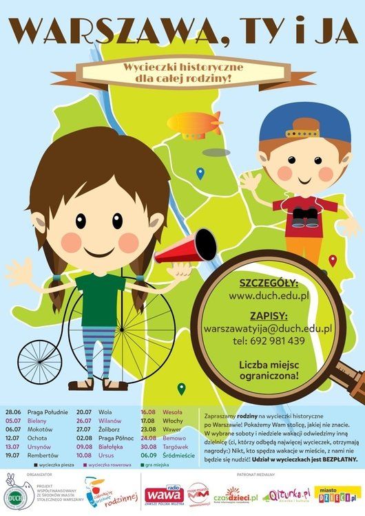 WARSZAWA, Ty i ja – wakacyjne wycieczki