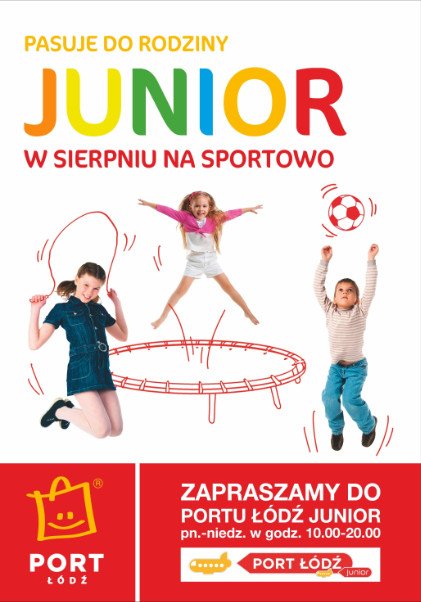 Wakacje na sportowo, czyli sierpień w Porcie Łódź Junior