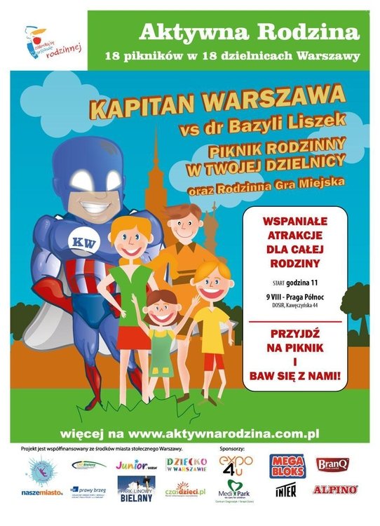 Wielki Piknik Rodzinny i gra Kapitan Warszawa ratuje stolicę!