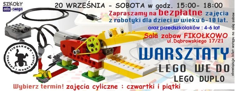 Angielski i Lego w Fikołkowie