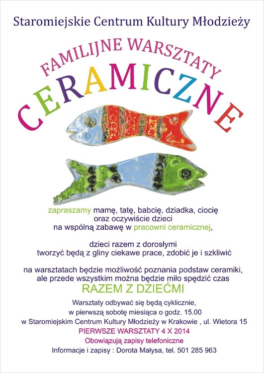 Familijne warsztaty ceramiczne