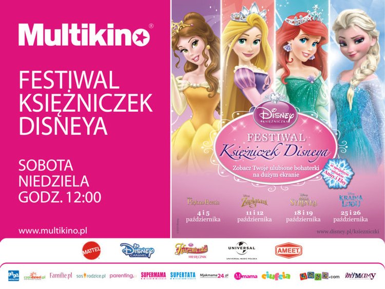 Festiwal Księżniczek Disneya w Multikinie