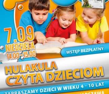 Hulakula czyta dzieciom