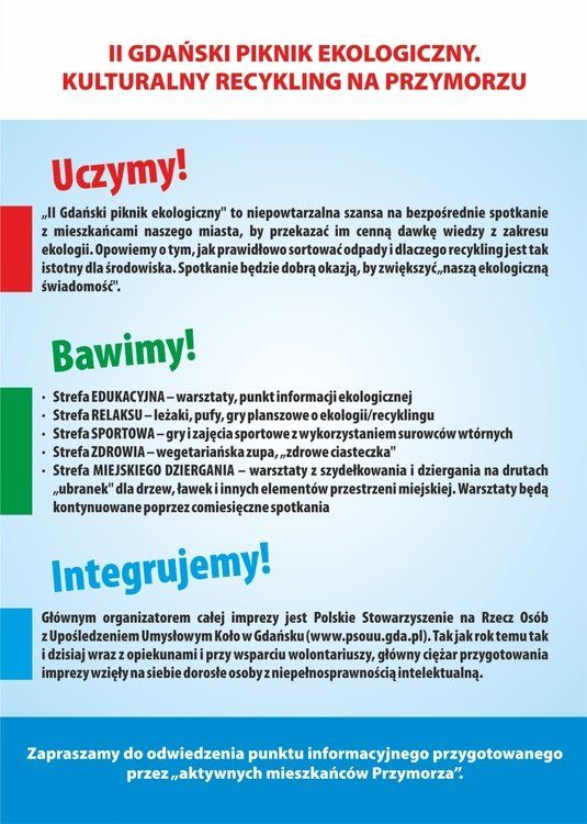 II Gdański Piknik Ekologiczny na Przymorzu