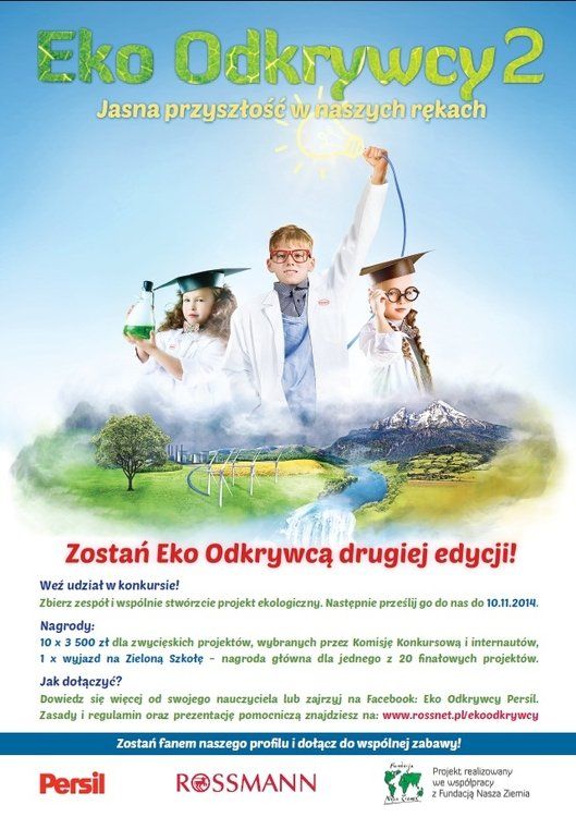 II edycja konkursu „Eko Odkrywcy” dla szkół i przedszkoli