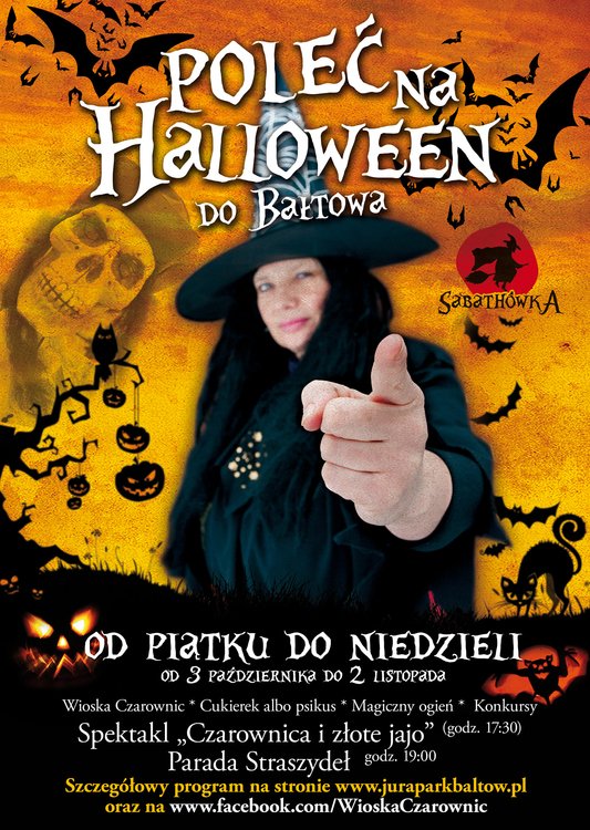 Magiczna jesień w Wiosce Czarownic – przyleć na Halloween do Bałtowa!