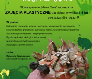 Mamo, Tato jestem Eco – bezpłatne warsztaty plastyczne