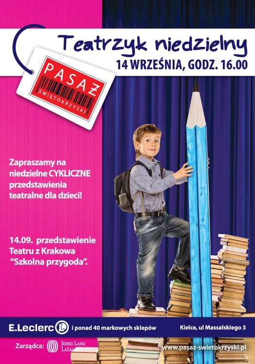 Teatrzyk Niedzielny dla dzieci w Pasażu Świętokrzyskim – Kielce