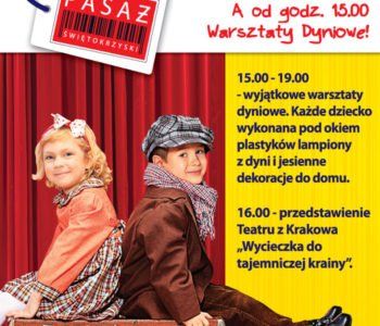 Teatrzyk Niedzielny dla dzieci w Pasażu Świętokrzyskim w Kielcach!