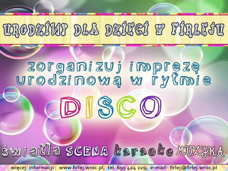 Urodziny w rytmie disco!
