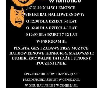 Bal Halloween dla dzieci