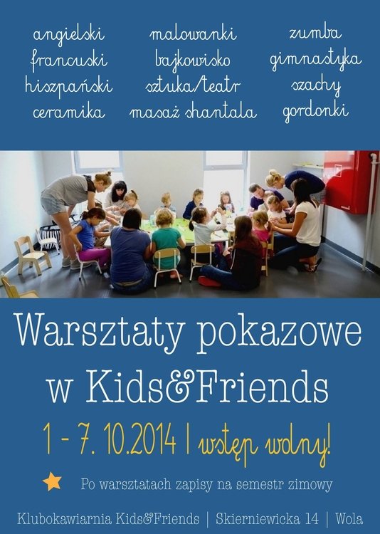 Bezpłatne Zajęcia Pokazowe W Kids&Friends