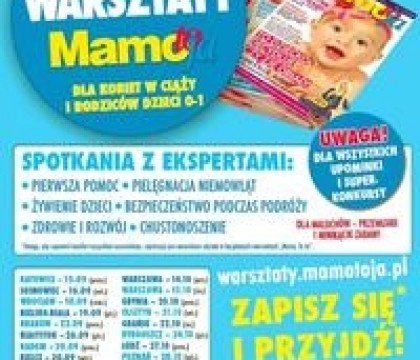 Bezpłatne warsztaty Mamo To Ja