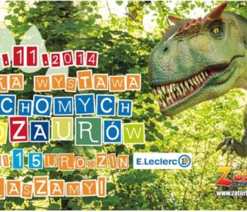 Dinozaury i fajerwerki z okazji urodzin E.Leclerc