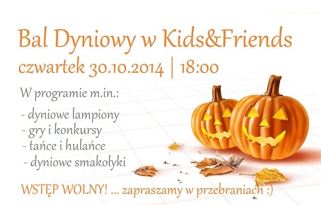 Dyniowy Bal w Kids&Friends