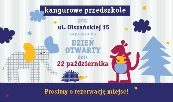 Dzień otwarty w Kangurowym Przedszkolu, ul Olszańska 15