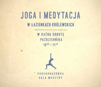 Joga i medytacja w Łazienkach Królewskich