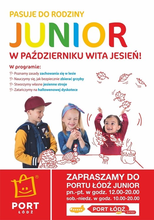 Kolorowa i wesoła jesień w Porcie Łódź Junior