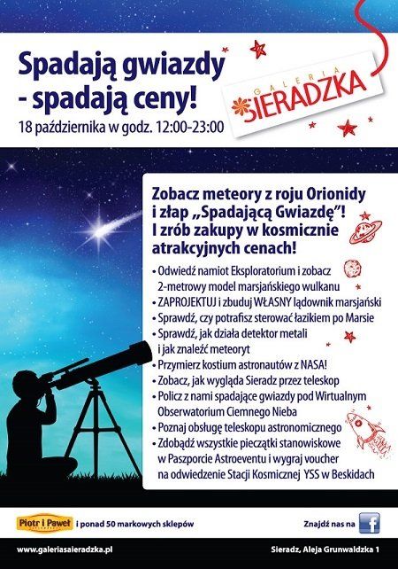 Niezwykłe wydarzenie astronomiczne dla całej rodziny w Galerii Sieradzkiej!