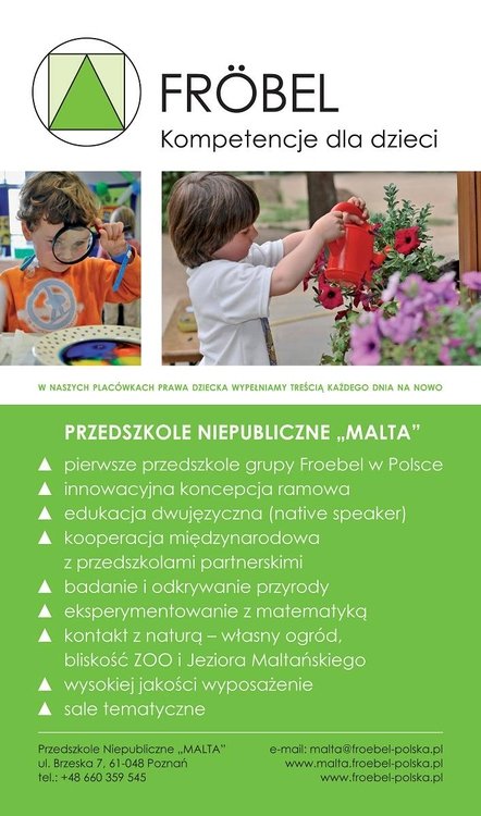Przedszkole dla Dzieci w Poznaniu