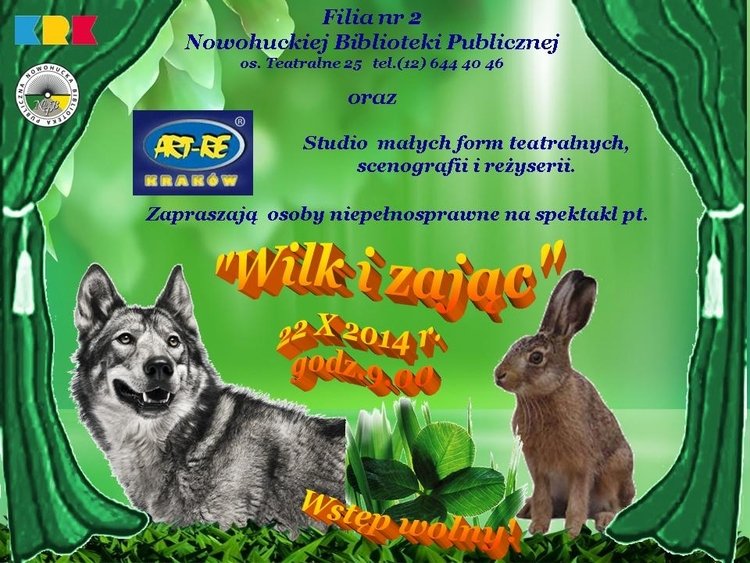 Spektakl Wilk i zając w NhBP