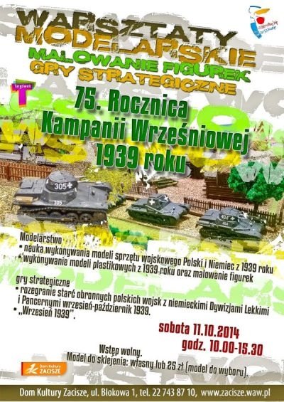 Warsztaty modelarskie: 75. Rocznica Kampanii Wrześniowej 1939 roku