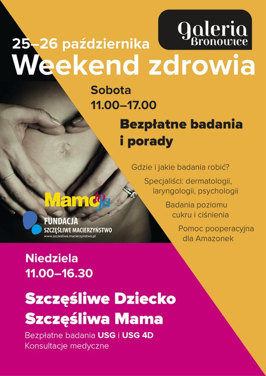 Weekend zdrowia w Galerii Bronowice