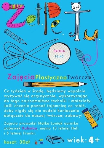 Zetpety – zajęcia plastyczno-twórcze dla dzieci  +4